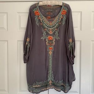 Johnny Was dress gray